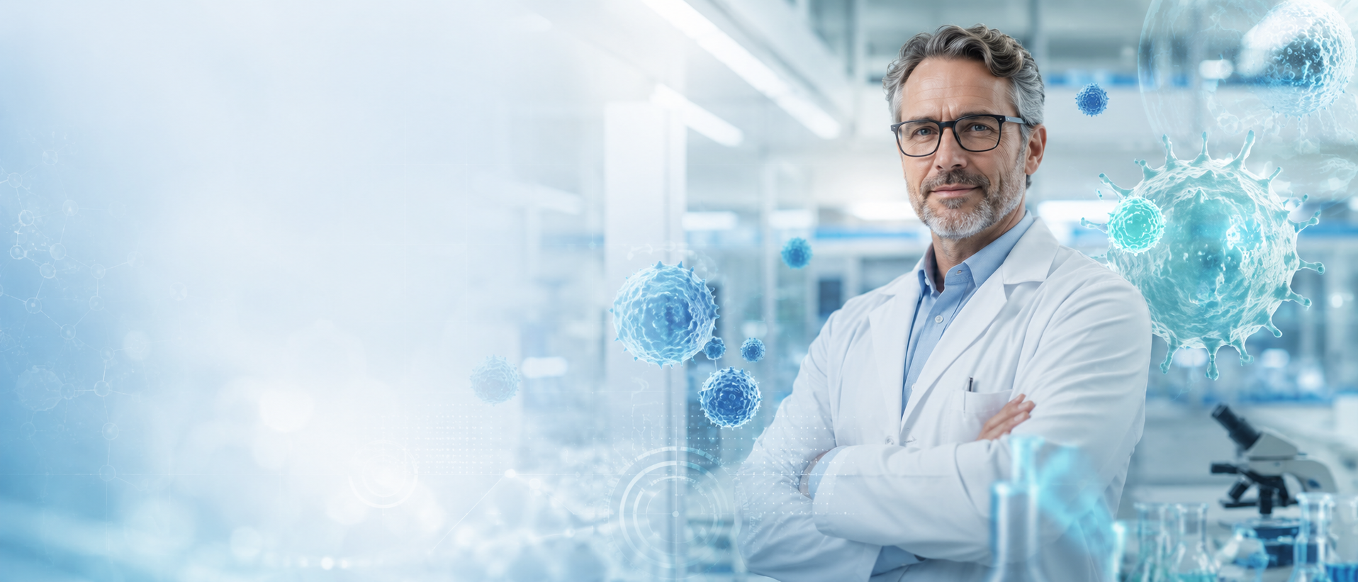 Turkey Stem Cell physician representing a CAR T-cell therapy program in an Istanbul clinical laboratory