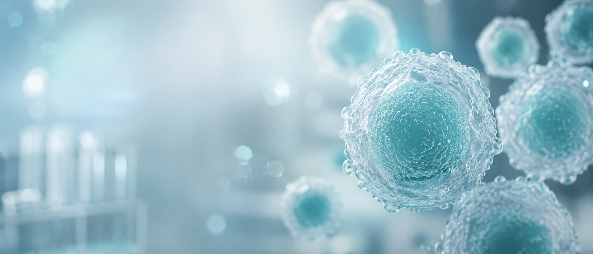 Microscopic visualization of Natural Killer (NK) cells prepared for cellular immunotherapy in Turkey