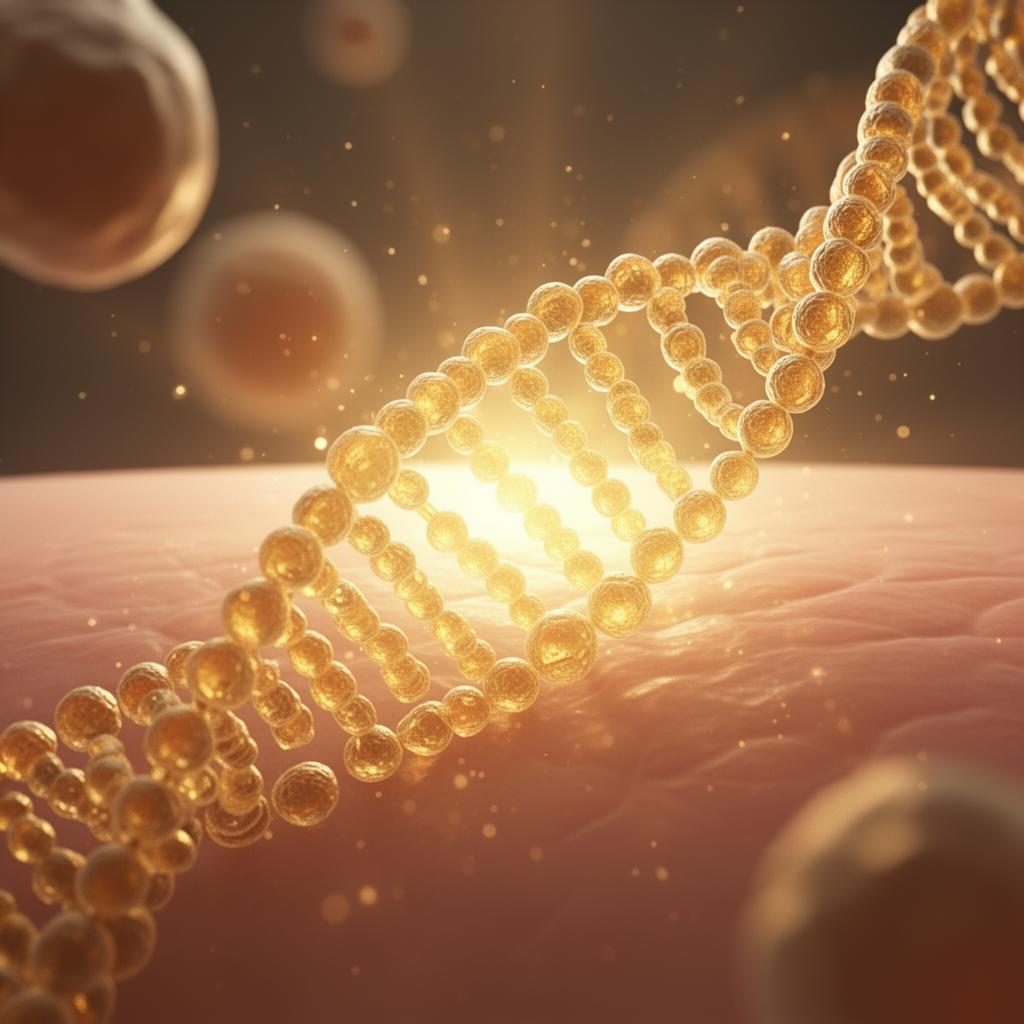 Cellular rejuvenation, telomere protection, and DNA repair scientific concept representing anti-aging and longevity optimization stem cell and exosome treatments at TurkeyStemcell regenerative medicine clinic in Turkey