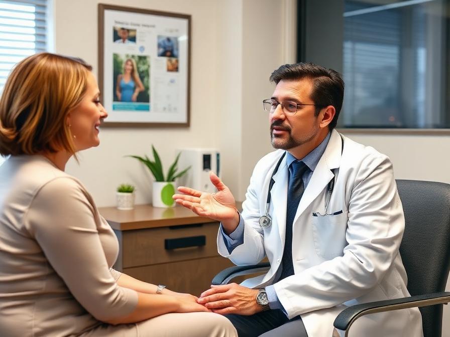 Doctor consulting with patient about autoimmune stem cell therapy options at TurkeyStemcell clinic in Turkey