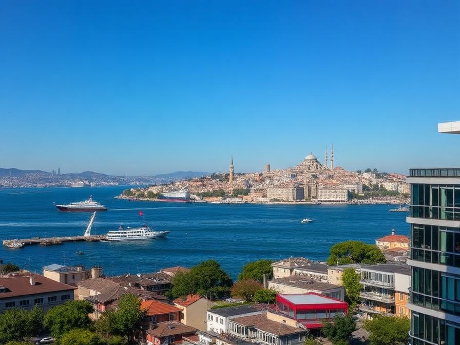 Istanbul Bosphorus panoramic view showing premier healthcare tourism destination for autoimmune regenerative treatment in Turkey
