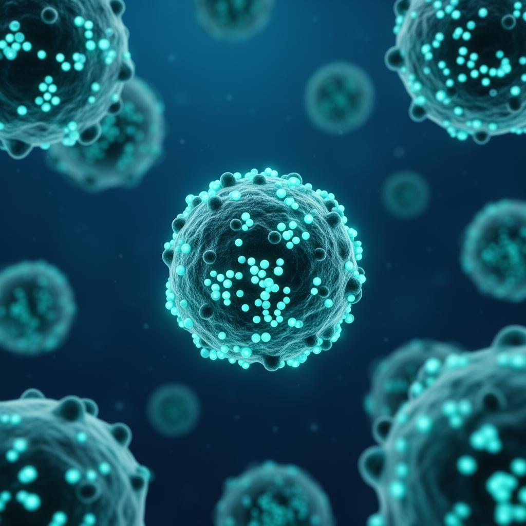 Microscopic visualization of MSC-derived exosomes used in next-generation cell-free regenerative exosome therapy at TurkeyStemcell clinic