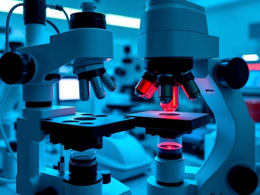 GMP-aligned regenerative medicine laboratory in Istanbul preparing Wharton's Jelly mesenchymal stem cells for intra-articular arthritis joint therapy under sterile conditions