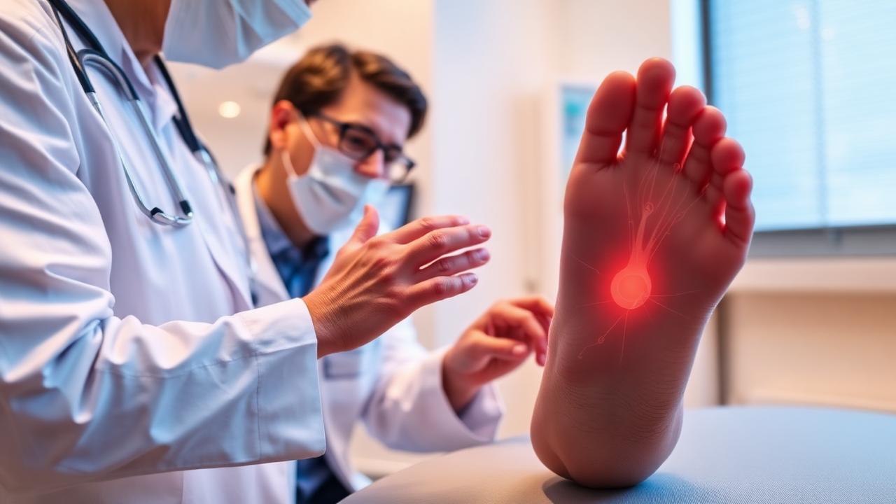 Neurological examination and consultation for peripheral neuropathy stem cell therapy at an Istanbul regenerative medicine clinic in Turkey