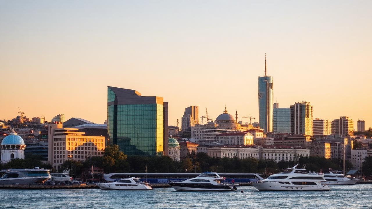 Istanbul skyline and premium neurology facilities for Parkinson's treatment in Turkey