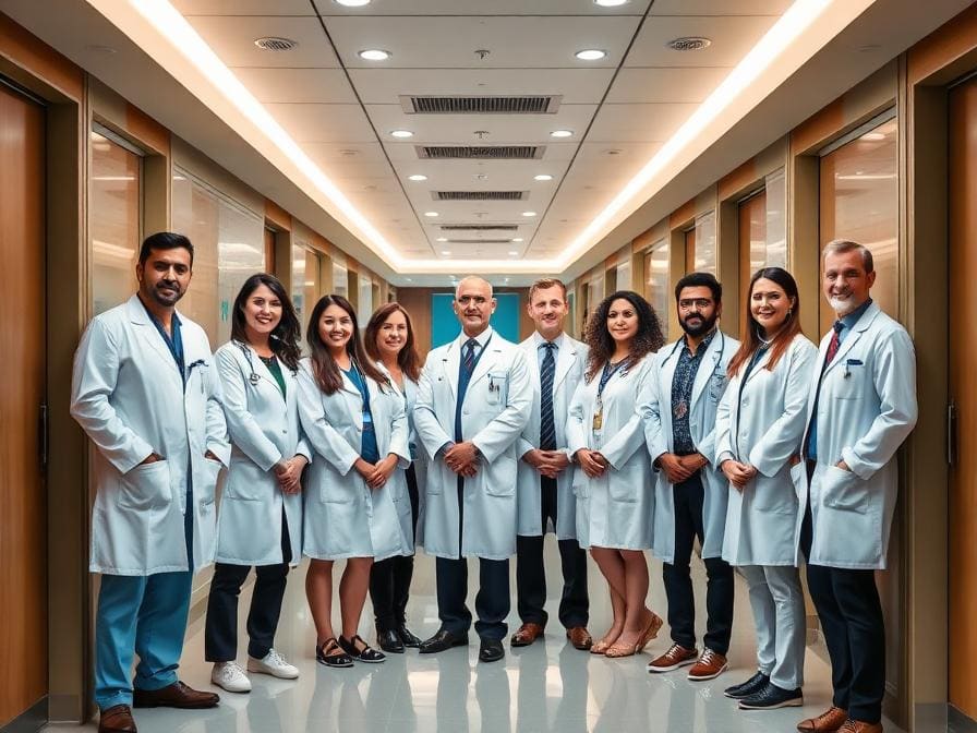 Multidisciplinary team of board-certified regenerative medicine physicians and medical coordinators at TurkeyStemcell clinic in Turkey providing comprehensive international patient care