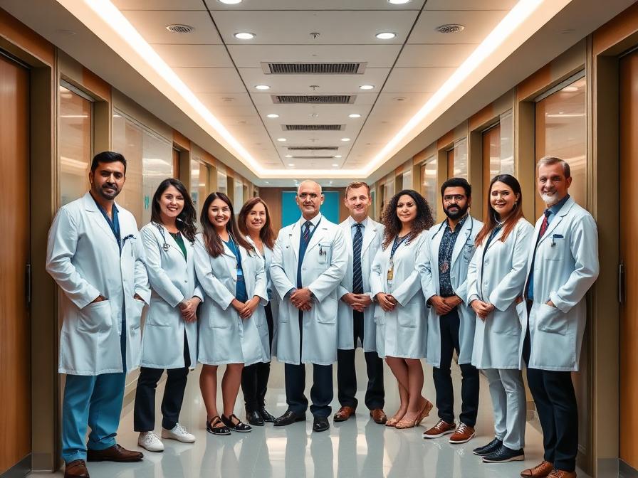 Multidisciplinary team of board-certified regenerative medicine physicians and medical coordinators at TurkeyStemcell clinic in Turkey providing comprehensive international patient care