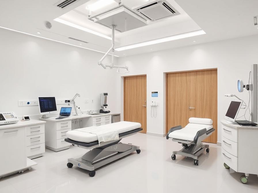 Modern regenerative orthopedic clinic interior in Istanbul Turkey with advanced treatment equipment