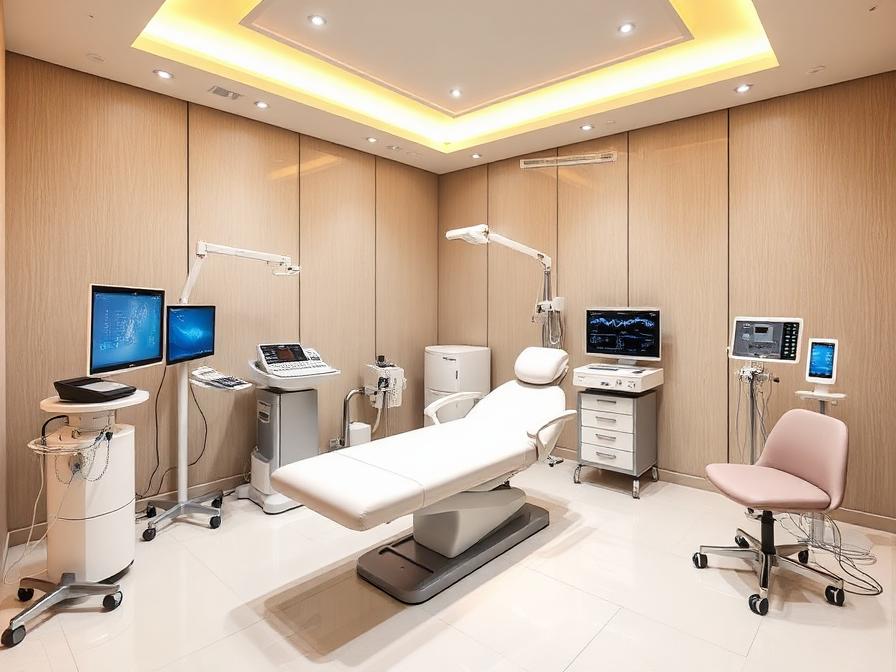 Premium regenerative medicine treatment suite at TurkeyStemcell clinic in Turkey featuring modern medical equipment, IV infusion stations, and comfortable patient care environment for international stem cell therapy patients