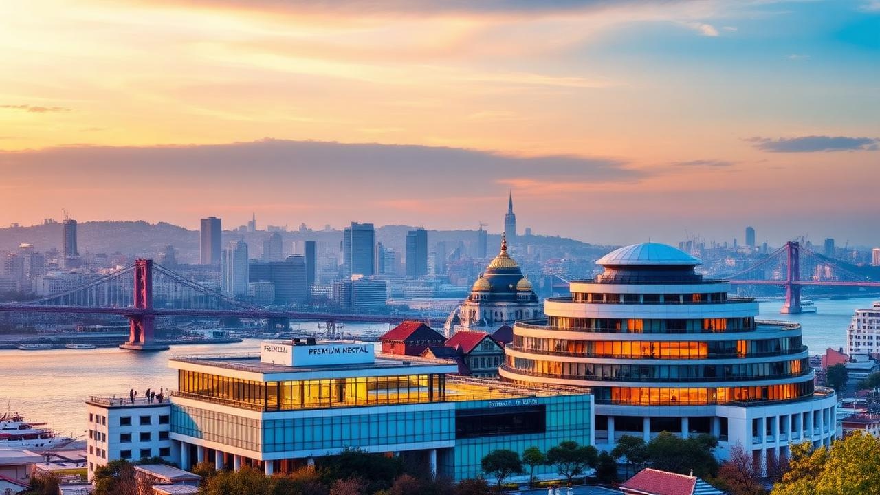 Istanbul skyline and premium medical facilities for diabetes treatment in Turkey