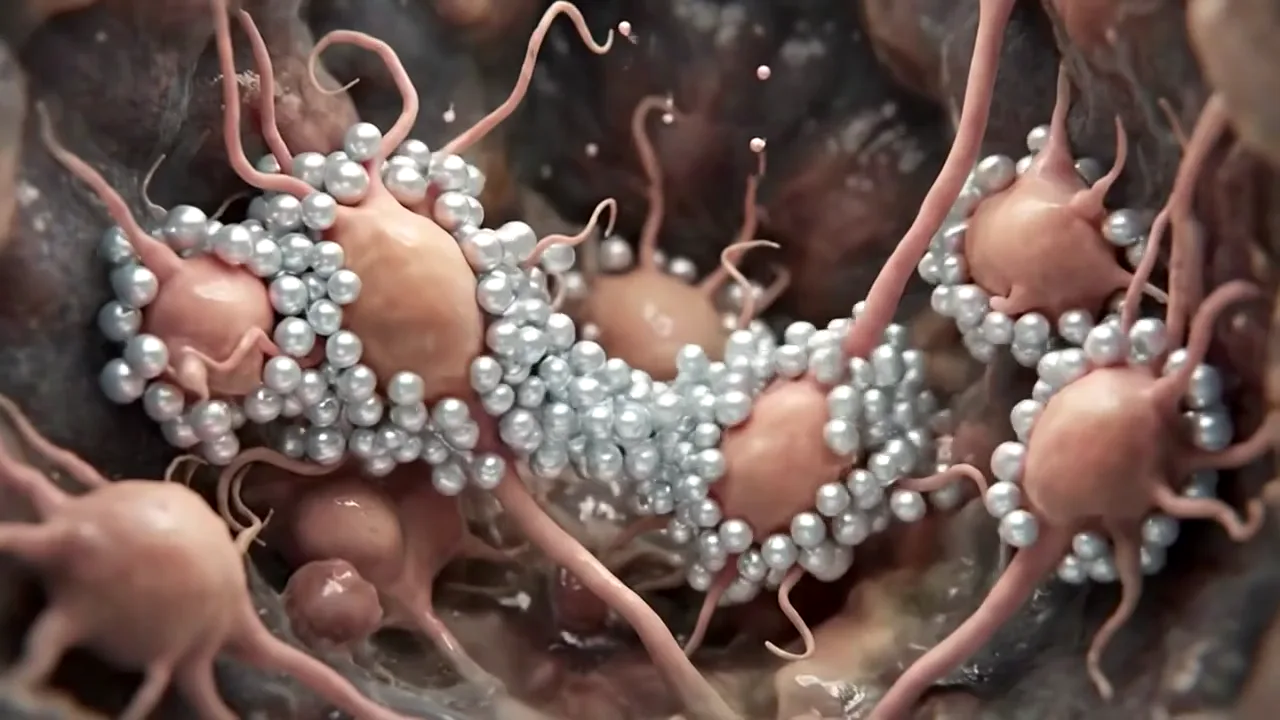 Illustrative animation of stressed motor neurons recovering their colour and connections.
